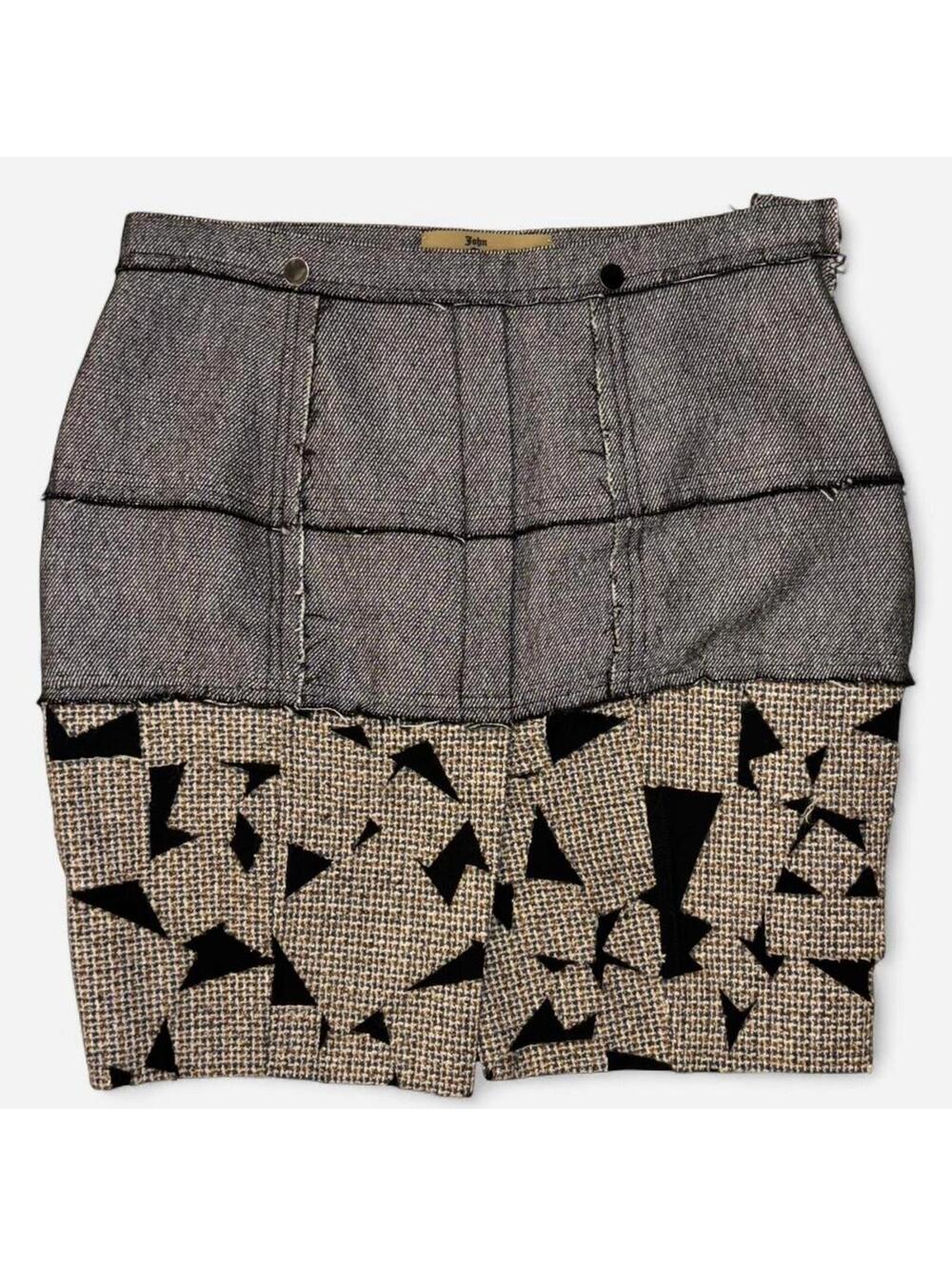 John Galliano - Patchwork Mini Skirt